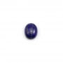 Cabochão de Lápis-lázuli  em forma de Oval  Tamanho 7x9 mm  10 pçs/pacote.