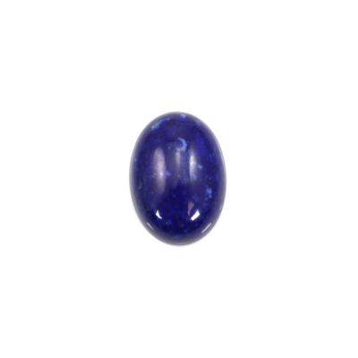Cabonchons en Lapis-lazuli  oval  Taille 10x14mm 4pcs/paquet