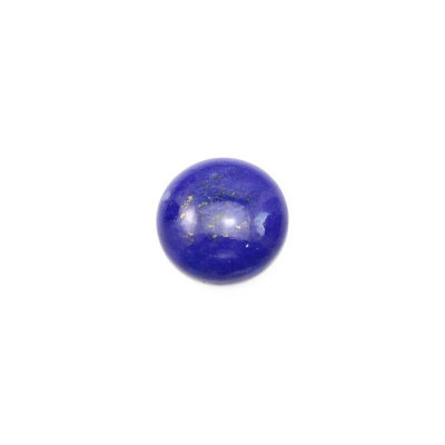 Cabochão de Lápis-lázuli  em forma de Redonda  Diâmetro 5 mm  20 pçs/pacote.