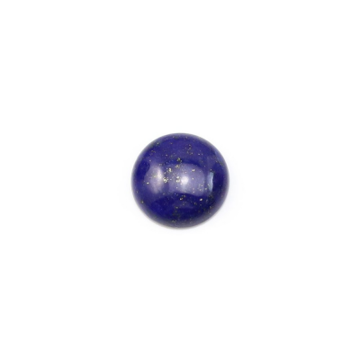 Cabonchons en Lapis-lazuli  rond  Taille 8mm de diamètre  10pcs/paquet