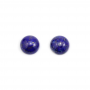 Natural Lapis lazuli Cabochons Round Diameter 12mm 4Pieces/Pack