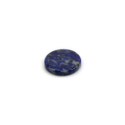 Natural Lapis Lazuli Cabochons Flat  Round Diameter 12 mm Thickness 2 mm  4pcs /Pack