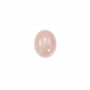 Cabochon ovali naturali di quarzo rosa Dimensioni 8x10mm 30pz/confezione