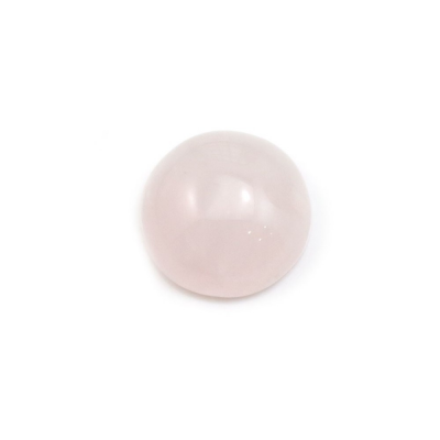 Cabochon di quarzo rosa naturale rotondo 12mm 10pz/confezione