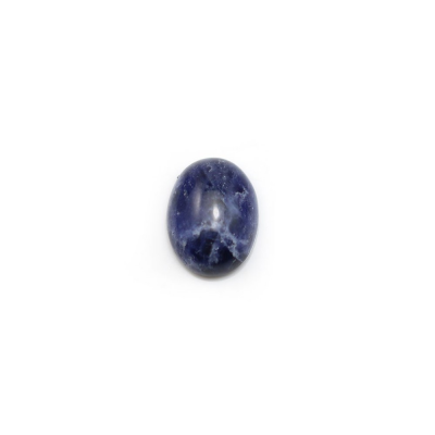 Sodalite ovale Cabochons  7x9mm  Dicke 3mm  30 Stck / Packung