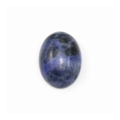 Sodalite ovale Cabochons  13x18mm  Dicke 6mm  10 Stck / Packung