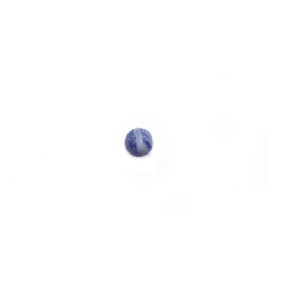 Natural Sodalite Cabochon  Round Size 3mm Thickness 1.5mm 30pcs/Pack
