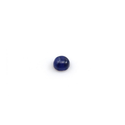 Natural Sodalite Cabochon Round Size 4mm Thickness  2mm  30pcs/Pack
