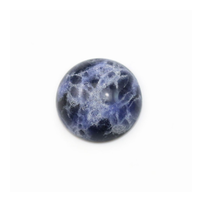 Sodalite runde Cabochons  Durchmesser 14mm  Dicke 5.5mm  10 Stck / Packung