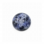 Natural Sodalite Cabochon Round Diameter 14mm Thickness  5.5mm 10pcs/Pack