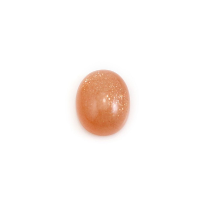 Natural Sunstone Cabochons Oval Size 8x10mm 10pcs / Pack