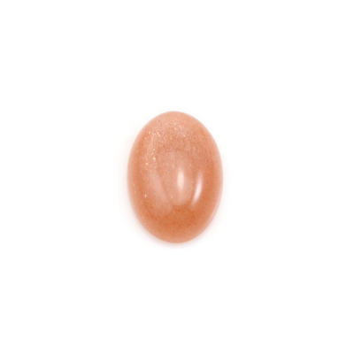 Natural Sunstone Cabochons Oval Size 10x14mm 10pcs / Pack