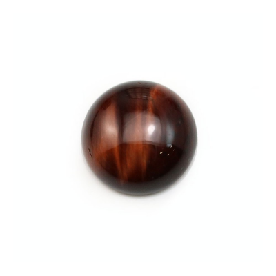 Red Tiger's eye Cabochon Round Diameter 14mm Thickness 6mm 10pcs/Pack