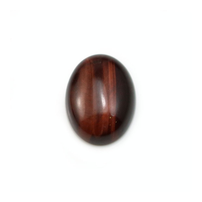 Red Tiger's eye Cabochon Oval Size 12x16mm Thickness  5mm 10pcs/Pack