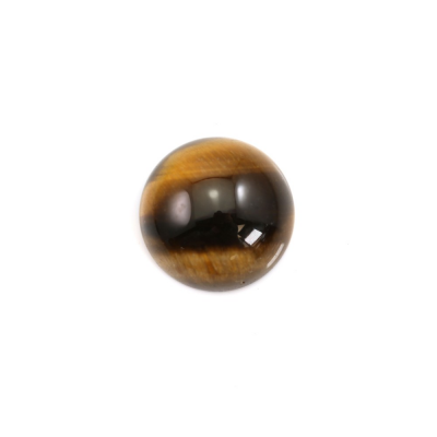 Cabochons oeil de tigre ronde  Taille 5mm de diamètre  épaisseur 2.5mm  30pcs/paquet