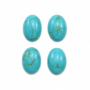 Synthesis Turquoise  Cabochon Oval Size 10x14mm 20pcs/Pack