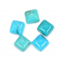 Natural  Turquoise Cabochons  Square Size8x8 mm 2 Pieces/Pack