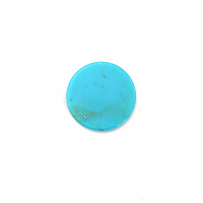 Natural Turquoise Cabochon Flat Round Diameter 12mm 2pcs/Pack