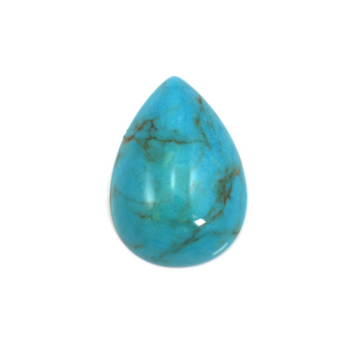 Natural  Turquoise Cabochons Teardrop Size 18x25mm 2pcs/Pack