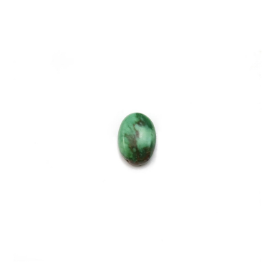 Cabochons de turquoise naturelle ovale taille 4x6 mm 4 pcs / pack