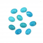 Natural turquoise cabochons oval size 6x8 mm 4 pcs / pack