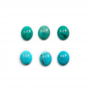 Natural turquoise cabochons oval size 10x12 mm 4 pcs / pack