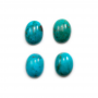 Natural turquoise cabochons oval size 12x16 mm 4 pcs / pack