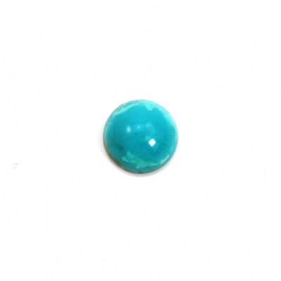 Cabochons de turquoise naturelle ronds diamètre 4 mm 4 pcs / pack