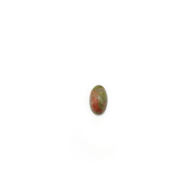 Natural Unakite Cabochon Oval Size 3x5mm Thickness  2mm  30pcs/Pack