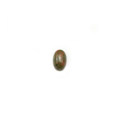 Unakite ovale Cabochons  4x6mm  Dicke 2mm  10 Stck / Packung