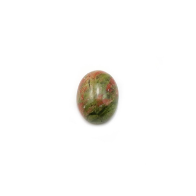 Natural Unakite Cabochon Oval Size 7x9mm Thickness  4mm  30pcs/Pack