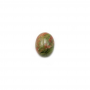 Natural Unakite Cabochon Oval Size 7x9mm Thickness  4mm  30pcs/Pack