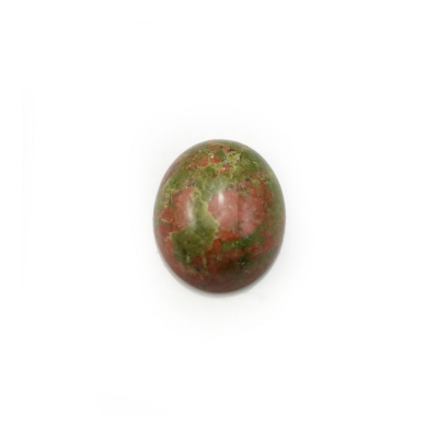 Natural Unakite Cabochon Oval Size 10x12mm  Thickness  5mm  20pcs/Pack