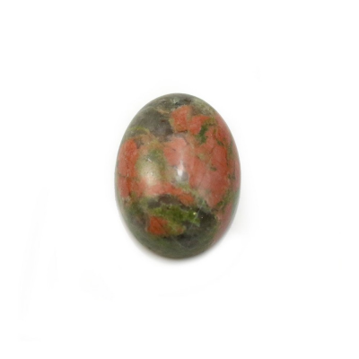 Unakite ovale Cabochons  12x16mm  Dicke 5.5mm  20 Stck / Packung