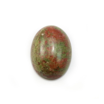 Natural Unakite Cabochon  Oval Size 13x18mm Thickness  6mm 10pcs/Pack