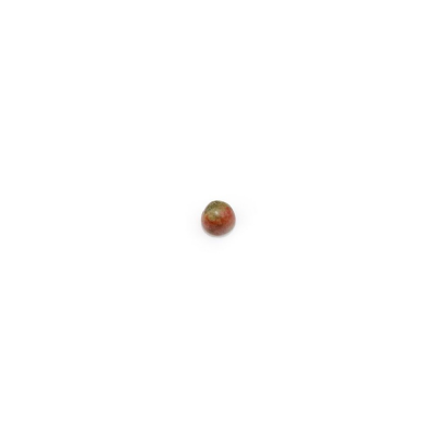 Natural Unakite Cabochon Round Size 2mm Thickness  1.5mm  30pcs/Pack