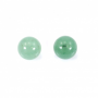 Aventurine Perles demi-percées rondes diamètre 10 mm trou 1 mm 10pcs/paquet
