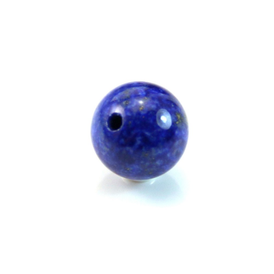 Lapis Lazuli Halbgebohrte Perlen Rund Durchmesser10mm Loch1mm 6Stück/Packung