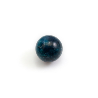 Perles d'apatite demi-percées rondes Taille10mm Trou1.2mm 30pcs/Pack