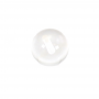 Perles semi-percées en cristal de roche Diamètre 6mm Trou 1.2mm 10pcs/pack