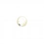 白い貝の真珠の母 Cabochons の円形の直径 4mm 10pcs/パック