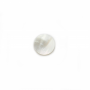 Cabochon de nacre en coquillage blanc rond plat diamètre 10mm 10pcs/pack