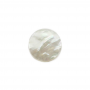 白い貝の真珠の母カボション平らな円形の直径20mm 10pcs/packの