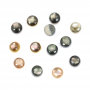 Grey Shell Mother of Pearl Cabochon Round Diameter3mm 30pcs/Pack