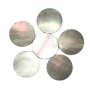 Gray Shell Mother Of Pearl Cabochon Flat Round Diameter20mm 10pcs/Pack