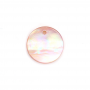 Pink Mother-of-Pearl Shell Disc Pendant Charm Size10mm Hole0.8mm 10pcs/Pack