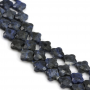 Sodalite Faceted Flower Size13mm Hole0.8mm 39-40cm/Strand