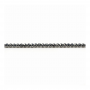 Térahertz reconstitué perles ronde facette sur fil Taille 2mm de diamètre trou 0.3mm x1fil 15~16"