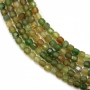 Green Tourmaline Faceted Cube Size2mm Hole0.6mm 39-40cm/Strand