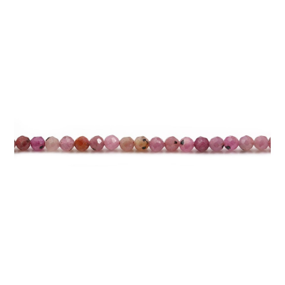 Ruby Faceted Round Size3mm Hole0.4mm 39-40cm/Strand